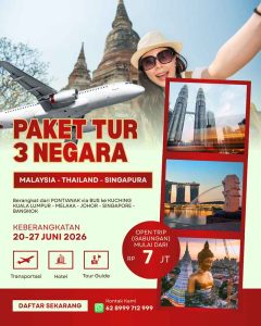 open trip 3 negara