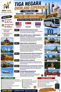 open trip 3 negara