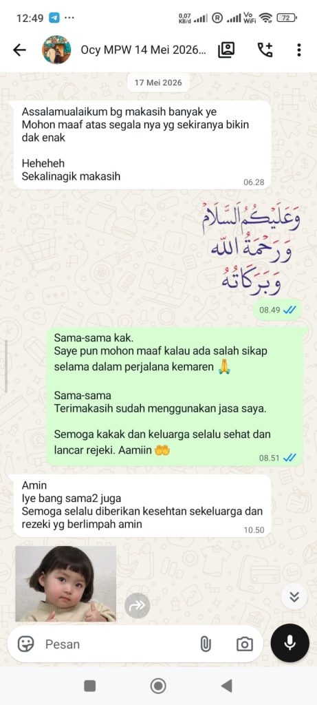testimoni customer